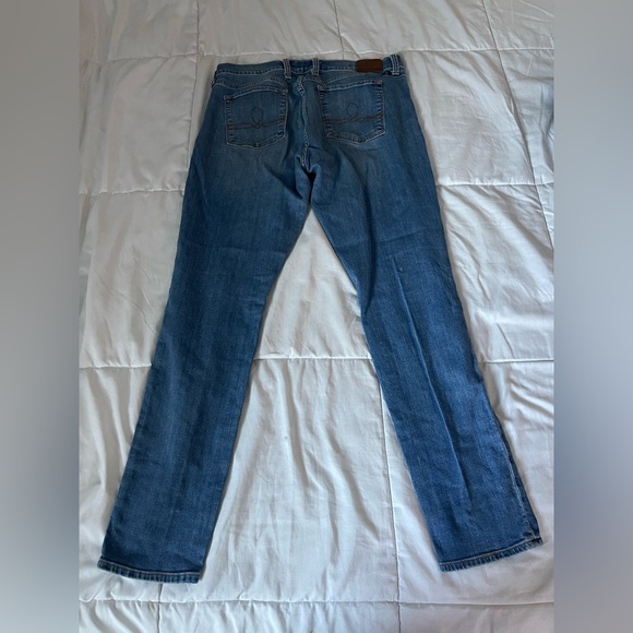 Lucky Brand Women's Straight Leg Blue Jeans - Picture 3 of 3